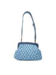 Marella Torebka Banda 2513511067200 Błękitny. Niebieskie torebki klasyczne damskie Marella, bez wzorów, z syntetyku, bez dodatków. Za 449.99 zł.