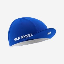 Czapka z daszkiem na rower szosowy Van Rysel EDR. Czarne czapki męskie VAN RYSEL, bez wzorów, z materiału. Za 44.99 zł.