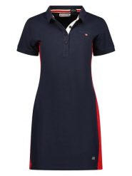 Canadian Peak Sukienka polo "Kolivieak" w kolorze granatowym rozmiar: S. Niebieskie sukienki damskie Canadian Peak, s, bez wzorów, z bawełny, bez kołnierzyka, bez ramiączek, midi. Za 74.81 zł.