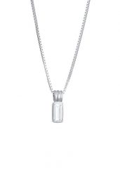 KUZZOI Kuzzoi Naszyjnik z wisiorkiem Mężczyźni prostokąt Box Chain Topaz szmaragdowy cięcie biały Srebro 925 Sterling Silver Party / New Year's Eve 50. Białe biżuteria dla mężczyzn KUZZOI, z topazem, srebrne. Za 248.99 zł.