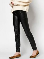 Rosner Legginsy "Alisa" w kolorze czarnym rozmiar: 36/L30. Czarne legginsy damskie Rosner, l, bez wzorów, ze skóry. Za 167.28 zł.