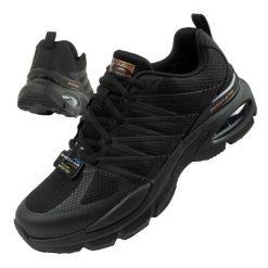 Buty sportowe męskie Skechers Air Ventura-Revell. Czarne buty sportowe na co dzień męskie Skechers, bez zapięcia. Za 319.00 zł.