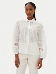 Gaudi Koszula 511FD45028 Écru Regular Fit. Koszule damskie GAUDI, bez wzorów, z bawełny, bez kołnierzyka, bez ramiączek. Za 309.99 zł.