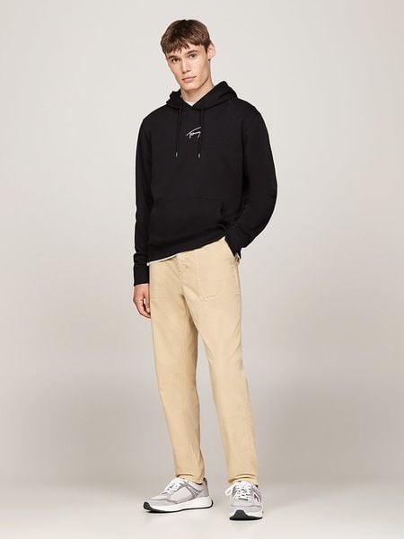 TOMMY JEANS Bluza w kolorze czarnym rozmiar: XL. Czarne bluzy z kapturem męskie Tommy Jeans, xl, z jeansu. Za 170.47 zł.