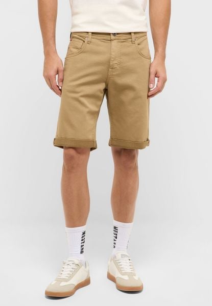 Męskie Szorty Mustang Style Chicago Shorts Z Petrified Oak 1017457 3378. Szorty męskie Mustang, z jeansu, bez kołnierzyka. Za 139.99 zł.