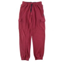 Reebok spodnie dresowe cargo męskie. Czerwone spodnie sportowe męskie Reebok, z dresówki. Za 85.16 zł.