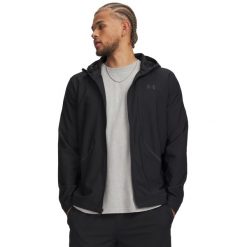 Bluza Mężczyzna UNDER ARMOUR UA Unstoppable Woven. Czarne bluzy z kapturem męskie Under Armour, m, z elastanu. Za 474.90 zł.