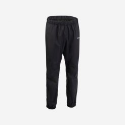 Spodnie do rugby Offload R500 wodoodporne. Czarne szorty męskie KIPSTA, na zimę, bez wzorów, z dresówki. Za 149.99 zł.