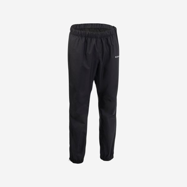 Spodnie do rugby Offload R500 wodoodporne. Czarne szorty męskie KIPSTA, na zimę, bez wzorów, z dresówki. Za 149.99 zł.