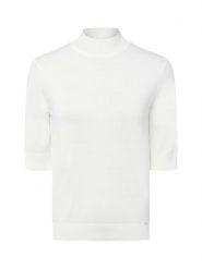 More & More koszulka z dzianiny Kobiety Sztuczne włókno biały, 46. Białe t-shirty damskie MORE & MORE, bez wzorów, z dzianiny, bez kołnierzyka. Za 179.95 zł.