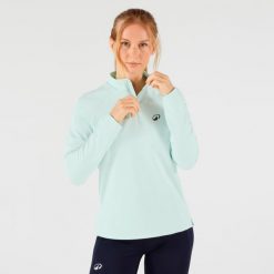 Second Life - Koszulka tenisowa termiczna długi rękaw damska... - Stan Doskonały. Zielone t-shirty damskie KUIKMA, bez wzorów, z materiału, bez kołnierzyka. Za 75.99 zł.