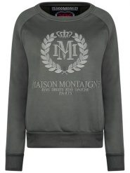 Maison Montaigne Bluza "Fimosai" w kolorze antracytowym rozmiar: M. Czarne bluzy bez kaptura damskie Maison Montaigne, m. Za 96.60 zł.