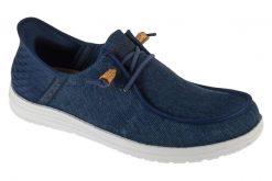 Buty sportowe Sneakersy męskie, Slip-Ins: Melson - Coronado. Niebieskie buty sportowe na co dzień męskie Skechers, z materiału, bez zapięcia, trekkingowe. Za 279.99 zł.