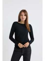 Josephine & Co Koszulka "Aline" w kolorze czarnym rozmiar: XL. Czarne t-shirty damskie Josephine & Co, xl, bez wzorów, bez kołnierzyka. Za 162.49 zł.