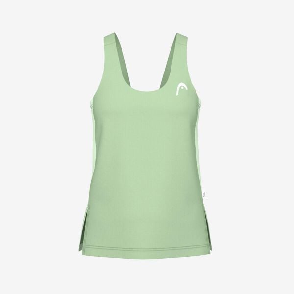 SPIRIT Tank Top Women. Zielone topy damskie HEAD, bez wzorów, bez kołnierzyka. Za 235.65 zł.