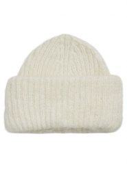 MOSS COPENHAGEN Czapka "Annalisa" w kolorze kremowym rozmiar: onesize. Brązowe czapki zimowe damskie MOSS COPENHAGEN, z materiału. Za 118.07 zł.