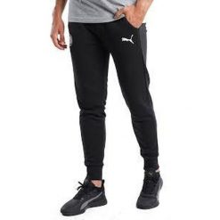 Spodnie Puma Team Goal 23 Casuals. Czarne spodnie materiałowe męskie Puma, bez wzorów, sportowe. Za 119.00 zł.