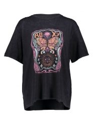 Roxy Koszulka w kolorze czarnym rozmiar: M. Czarne t-shirty damskie Roxy, m, bez wzorów, bez kołnierzyka. Za 96.83 zł.