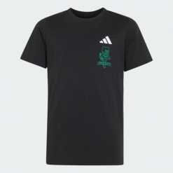 KOSZULKA ADIDAS MINECRAFT. Czarne t-shirty damskie Adidas, l, bez wzorów, z bawełny, bez kołnierzyka. Za 119.00 zł.