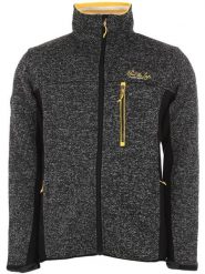 Peak Mountain Kurtka polarowa "Calaska" w kolorze antracytowym rozmiar: M. Czarne kurtki męskie Peak Mountain, m, bez wzorów, z polaru, bez kaptura. Za 260.99 zł.