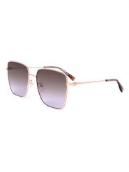 Moschino Damskie okulary przeciwsłoneczne w kolorze złoto-fioletowym rozmiar: 59. Różowe okulary przeciwsłoneczne damskie MOSCHINO. Za 227.85 zł.