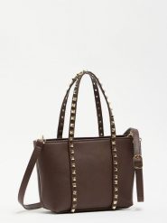 Lucky Bees Torebka w kolorze brązowym - 37 x 35 x 8 cm rozmiar: onesize. Brązowe torebki klasyczne damskie Lucky Bees, bez wzorów, z materiału, bez dodatków. Za 187.52 zł.