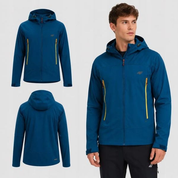 SOFTSHELL MĘSKI 4F KURTKA TREKKINGOWA MĘSKA Z KAPTUREM ZIELONA. Zielone kurtki softshell damskie 4f, l, bez wzorów, z softshellu, z kapturem. Za 399.99 zł.