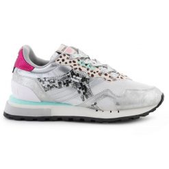 Buty D.Franklin Vibla Zig Patch DFSH378006-SILV białe. Białe buty sportowe na co dzień damskie bez wzorów, z materiału. Za 585.80 zł.