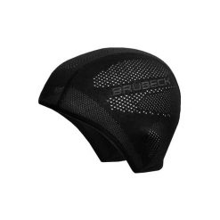 Czapka treningowa pod kask unisex Brubeck. Czarne czapki męskie Brubeck, bez wzorów, z elastanu, sportowe. Za 42.49 zł.
