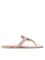 Tory Burch Japonki 145945 Różowy. Czerwone klapki damskie Tory Burch, bez wzorów, ze skóry, bez obcasa. Za 1,429.00 zł.