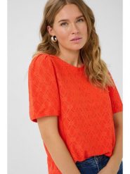 Kaffe Bluzka w kolorze pomarańczowym rozmiar: XS. Pomarańczowe bluzki damskie Kaffe, xs, bez wzorów, bez kołnierzyka, bez ramiączek. Za 69.99 zł.