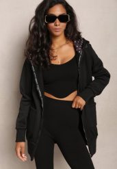 Czarna Rozsuwana Bluza z Kapturem Malunani. Czarne bluzy z kapturem damskie Renee, s. Za 89.99 zł.