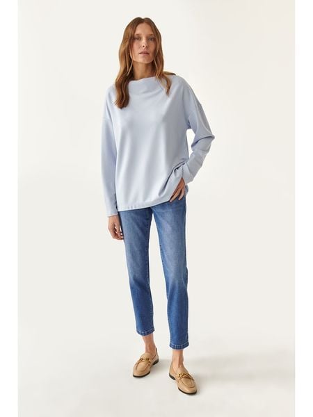 TATUUM Koszulka w kolorze błękitnym rozmiar: XL. Niebieskie bluzki damskie Tatuum, xl, bez wzorów, bez kołnierzyka. Za 113.95 zł.