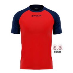Koszulka piłkarska dla dorosłych Givova Capo MC. Czerwone t-shirty sportowe męskie Givova, m, z materiału, bez ramiączek, na fitness i siłownię. Za 52.75 zł.