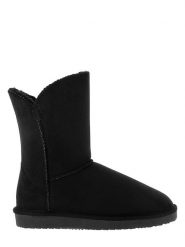 Blackfield Botki zimowe "Ocean" w kolorze czarnym rozmiar: 39. Czarne botki damskie Blackfield, na zimę, z materiału, z okrągłym noskiem, bez obcasa, bez zapięcia. Za 169.95 zł.