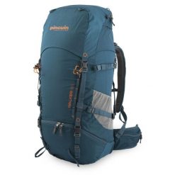 Plecak trekkingowy Pinguin Walker 50 Nylon. Niebieskie plecaki damskie PINGUIN, bez wzorów, z nylonu. Za 519.99 zł.