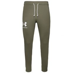 Spodnie sportowe męskie Under Armour Rival Terry Jogger. Białe spodnie dresowe męskie Under Armour, z dresówki. Za 139.99 zł.