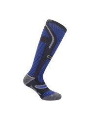 CMP Skarpety narciarskie w kolorze niebiesko-szaro-czarnym rozmiar: 39/42. Czarne skarpetki męskie CMP, bez wzorów, z materiału. Za 78.84 zł.