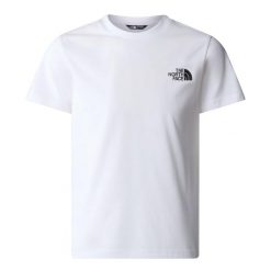 The North Face Koszulka S/S Simple Dome Nf0A87T4Fn4. Białe t-shirty damskie The North Face, l, z aplikacjami, z bawełny, bez kołnierzyka. Za 117.30 zł.