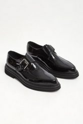 Półbuty męskie skórzane lakierki DOLCE&GABBANA. Buty wizytowe męskie Dolce & Gabbana, bez zapięcia. W wyprzedaży za 3,254.25 zł.