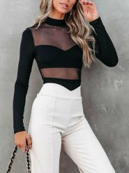 Milan Kiss Bluzka w kolorze czarnym rozmiar: XL. Czarne bluzki damskie Milan Kiss, xl, bez wzorów, bez kołnierzyka, bez ramiączek. Za 104.99 zł.