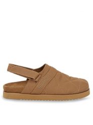Tommy Hilfiger Klapki Warm Hilfiger Mule Sandal FM0FM04773 Brązowy. Brązowe klapki i japonki męskie Tommy Hilfiger, z materiału. Za 469.99 zł.