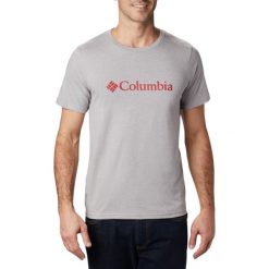 T-shirt sportowy z krótkim rękawem męski CSC Basic Logo SS Tee. Szare t-shirty męskie Columbia, m, bez wzorów, z bawełny, bez kołnierzyka. Za 99.99 zł.