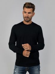 Ben Sherman Sweter w kolorze czarnym rozmiar: XL. Czarne swetry męskie Ben Sherman, xl, bez wzorów, ze splotem, bez kołnierzyka. Za 184.46 zł.