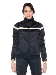 Bluza z zamek błyskawiczny na trening na co dzień. Czarne bluzy bez kaptura damskie LEONE 1947 APPAREL, s. Za 328.38 zł.