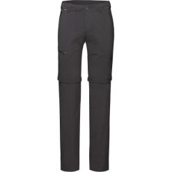 Spodnie trekkingowe męskie Mammut Runbold Zip Off. Czarne spodnie sportowe męskie Mammut, z elastanu. Za 575.40 zł.
