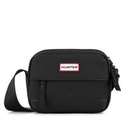 Saszetka Hunter. Czarne listonoszki damskie Hunter, bez wzorów, bez dodatków. Za 149.99 zł.