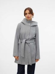 Vero Moda Płaszcz przejściowy w kolorze szarym rozmiar: L. Szare płaszcze damskie Vero Moda, l, bez wzorów, z tkaniny. Za 175.67 zł.