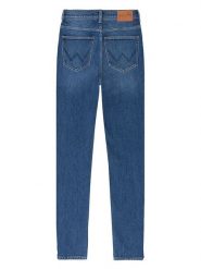 Wrangler Dżinsy - Skinny fit - w kolorze niebieskim rozmiar: W32/L34. Niebieskie jeansy damskie Wrangler, z podwyższonym stanem. Za 174.02 zł.