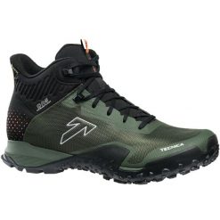 Buty trekkingowe męskie Tecnica Magma MID S GTX. Zielone buty trekkingowe męskie TECNICA, na jesień, z materiału, bez zapięcia. Za 939.99 zł.